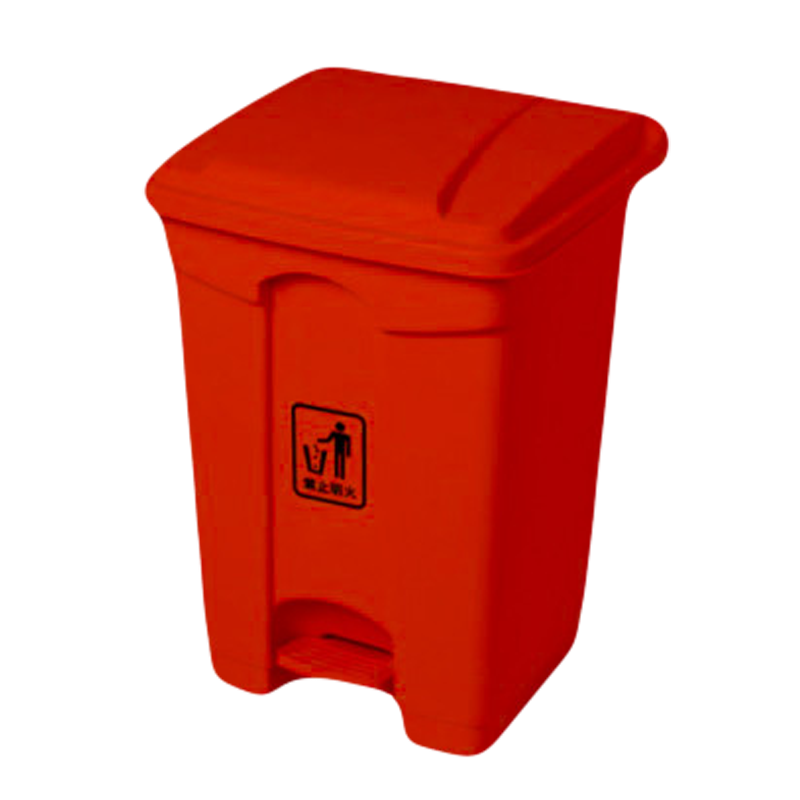 Alfa Garbage Bin 45 Liter, Red My Office Supply