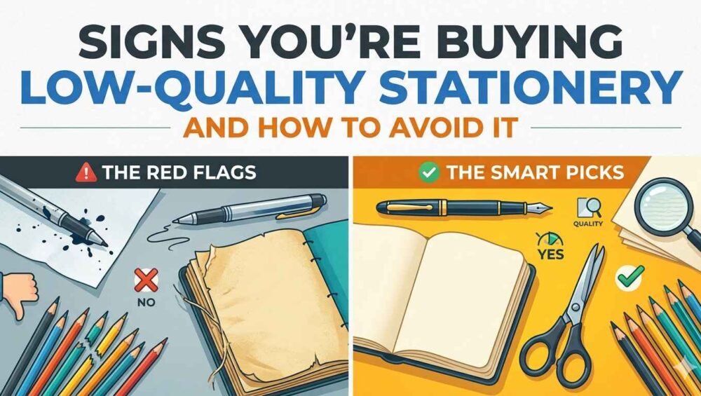 Signs You’re Buying Low-Quality Stationery and How to Avoid It