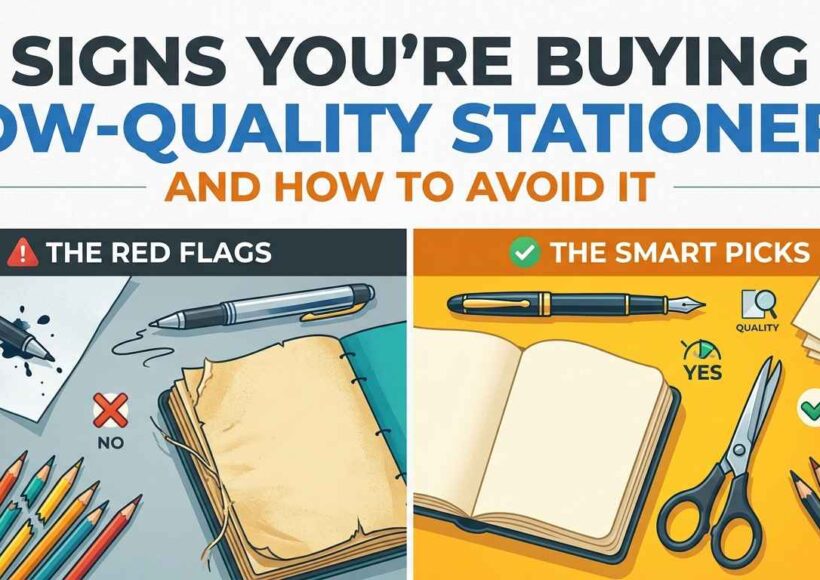 Signs You’re Buying Low-Quality Stationery and How to Avoid It